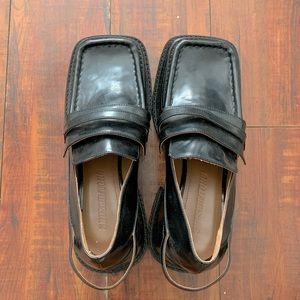 Shushu tong platform square Mary Jane loafers shoes